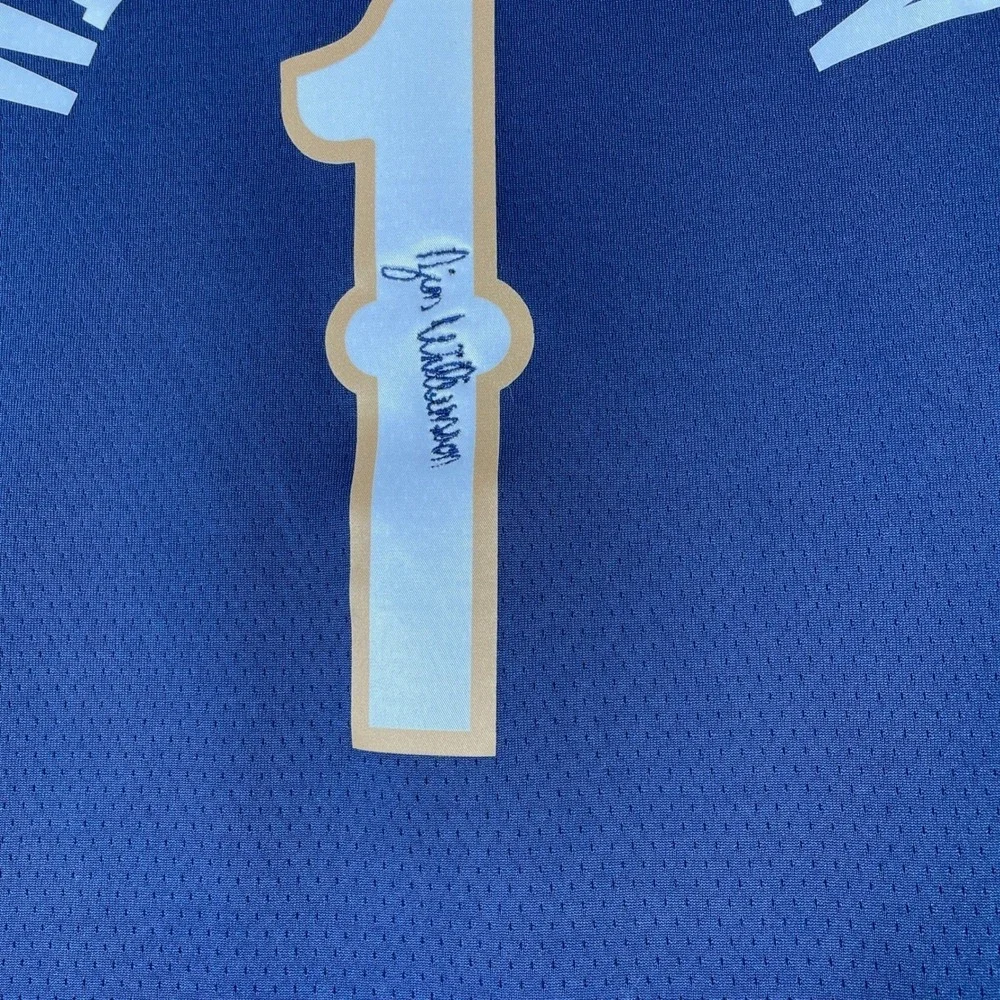 Nike‎ Zion Williamson Pelicans Basketball Jersey Mens XL Blue Swingman NBA